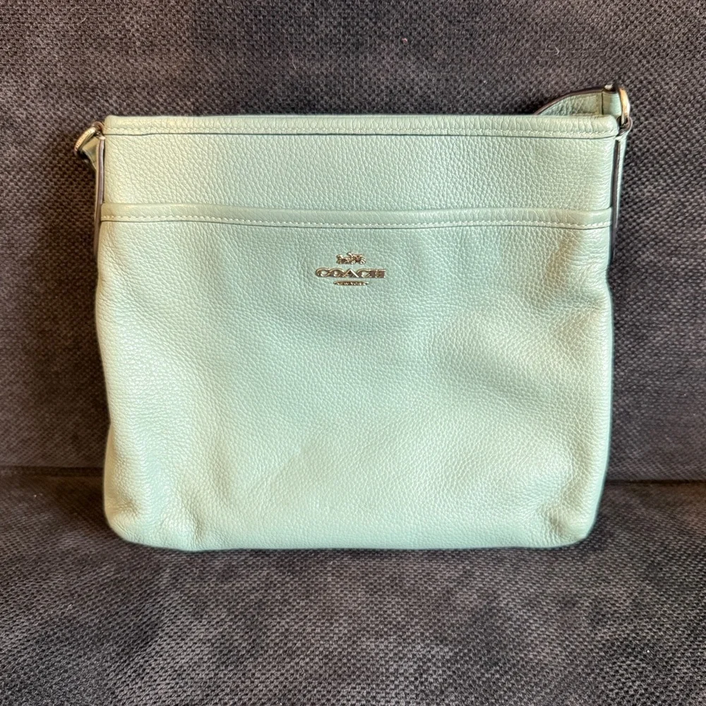 Coach Crossbody/Shoulder Bag with Pebbled Leather.